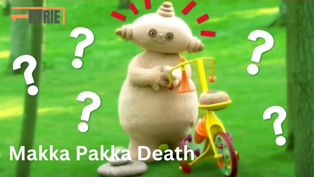 Makka Pakka with question marks, symbolizing "Makka Pakka Death."