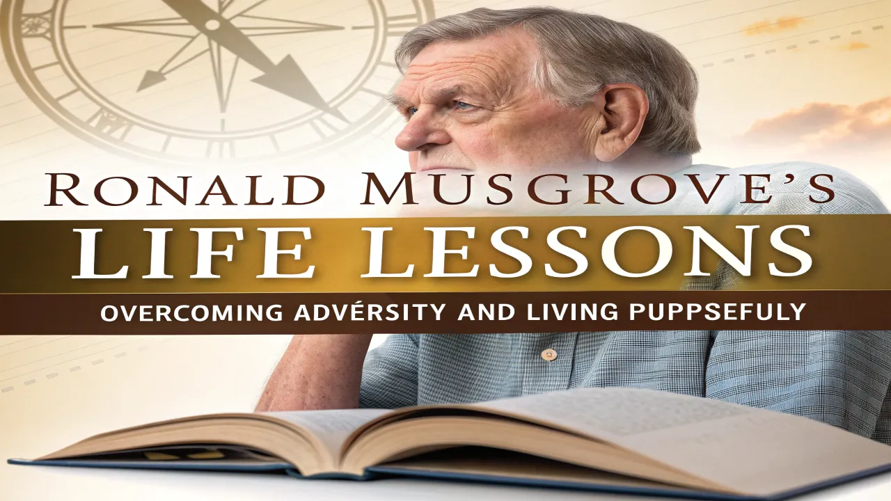 Ronald Musgrove's life lessons: overcoming adversity, living purposefully.